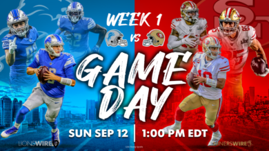 Lions vs 49ers