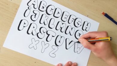 Bubble letters