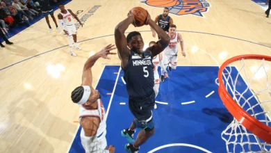 minnesota timberwolves vs knicks match player stats