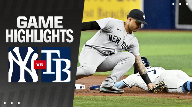 tampa bay rays vs yankees match player stats​