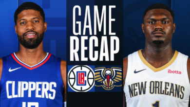 new orleans pelicans vs la clippers match player stats​