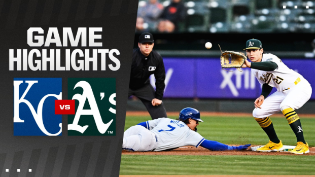 oakland athletics vs kansas city royals match player stats​