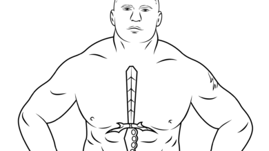 wwe coloring pages​